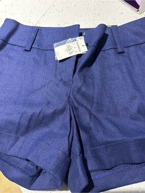 Express Women's Deep Purple Tailored High-Rise Shorts